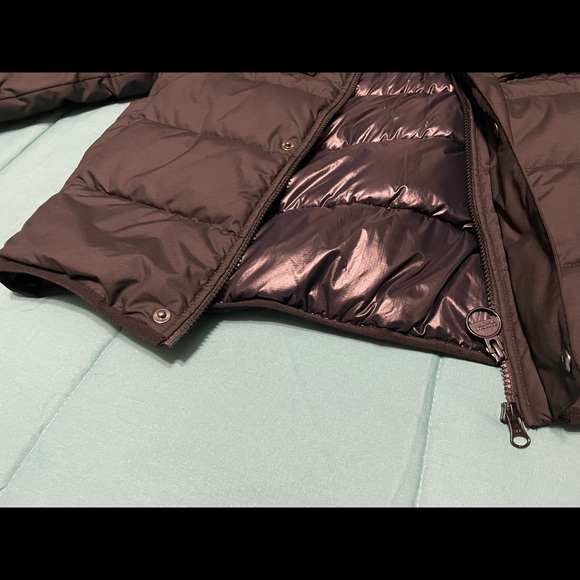 Winter Jacket. Barbour International throttle baffle quilt FIBREDOWN insulation. - Picture 6 of 7